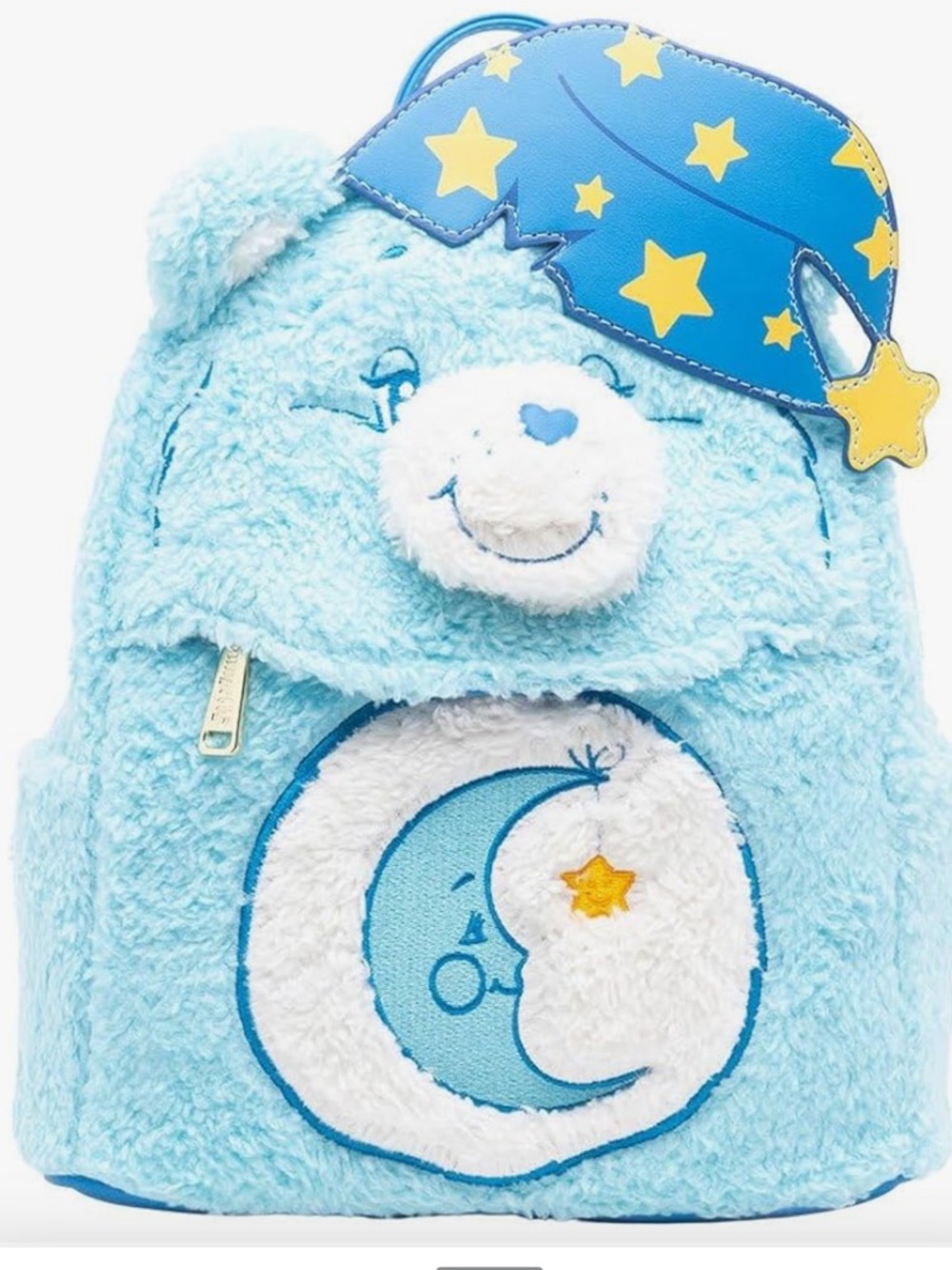 Loungefly Care Bears Bedtime Bear  cosplsy  Plush Kids Backpack New!